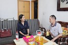 向艳艳走访慰问困难党员陈连珍